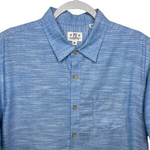 Premium Xpression Go Exploring Men's Short Sleeve Button Up XL 100% Cotton